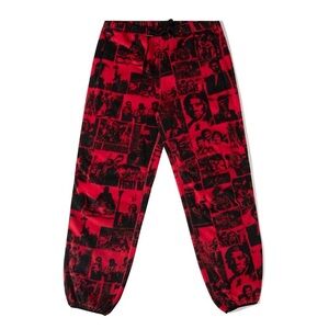 Rare The Hundreds freedom fighters Resist Sweatpants Red/black men’s size xl new